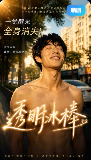 透明冰棒